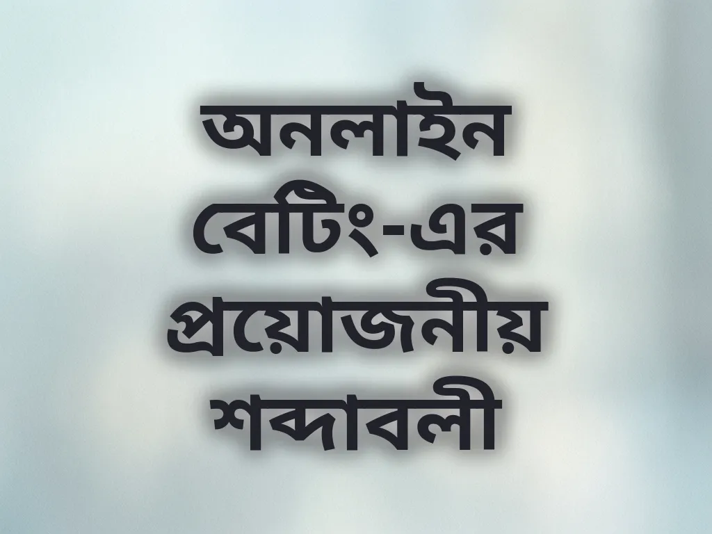 বেটিং শব্দাবলী